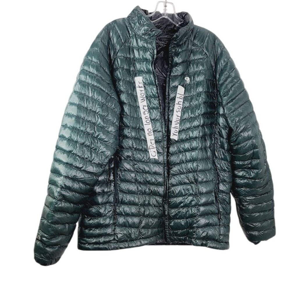 Mountain Hardwear Women's Green Emerald Thermoball Puffer Jacket Size M